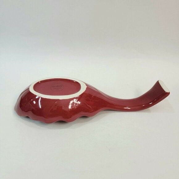 Tabletops Gallery Fall Leaf Spoon rest - Picture 2 of 6